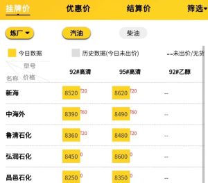 月30日山东炼油厂今日报价，柴油今日挂牌价"