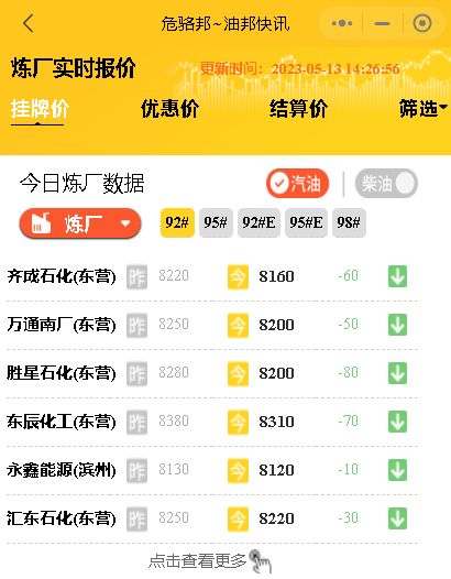 山东地炼油价查询就找：【危骆邦客户端小程序】山东炼厂报价平台