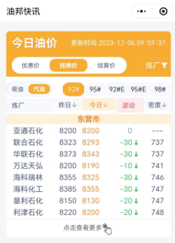 山东炼厂汽柴油价格行情分析：原油走低，今日炼厂油价稳中小跌
