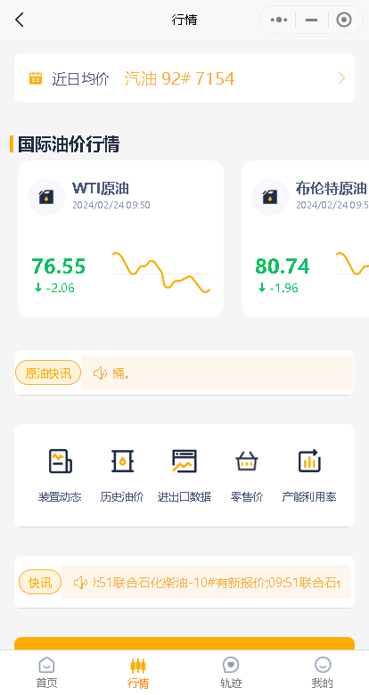山东地炼油价行情分析：原油大跌！今日汽油降价，柴油涨价