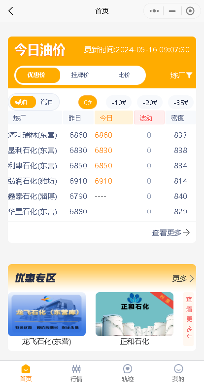 月16日成品油行情：国内主营汽柴油降价，山东地炼成品油稳价"